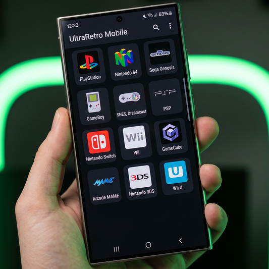 ULTRA RETRO MOBILE ANDROID 30 CONSOLAS+ 50.000 JUEGOS